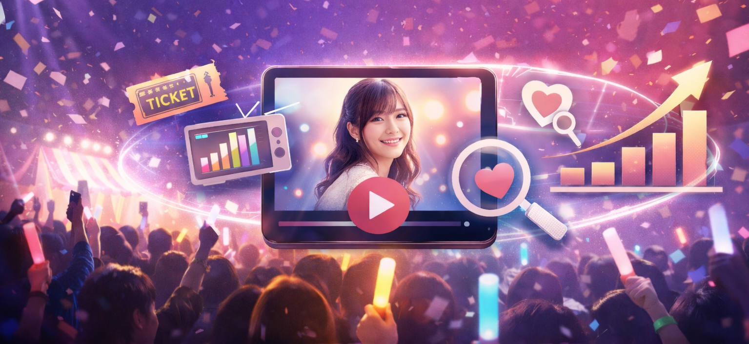 「推し」に届くから、最後まで見られる チケット購買×テレビ視聴データで実現した“推し活”動画プロモーション成功事例